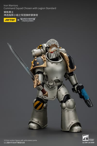 【正版授權】JOYTOY－鋼鐵勇士 神選指揮小組 軍團旗幟 掌旗官8