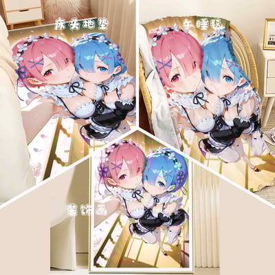 【週邊】阿喵畫社－Re:從零開始的異世界生活 迎辰 蕾姆＆拉姆1