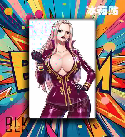 【週邊】巴洛克－海賊王 緹娜 裝飾畫＆冰箱貼5