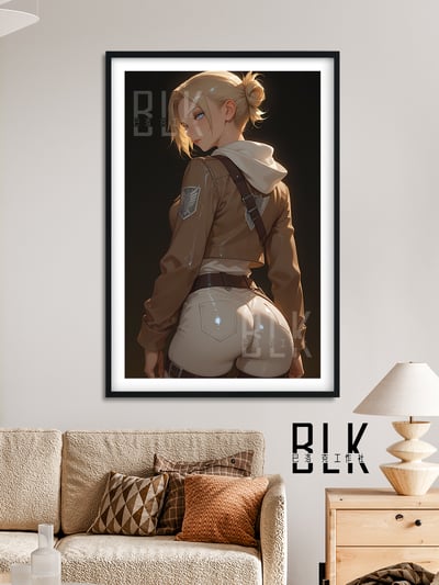 【週邊】巴洛克－進擊的巨人 阿尼 裝飾畫&冰箱貼4