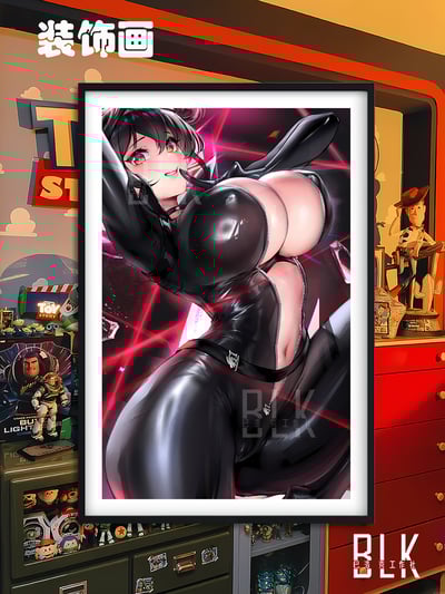 【週邊】巴洛克－勝利女神：妮姬 Quency 裝飾畫&冰箱貼1