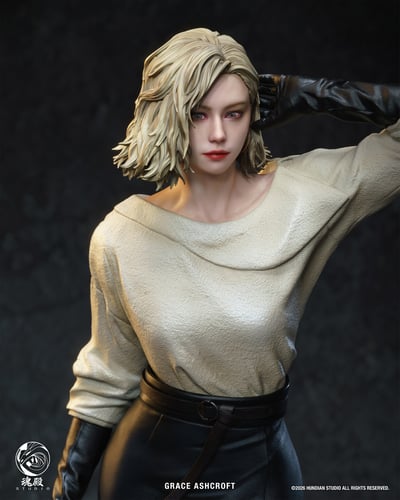 【惡靈古堡】魂殿-studios－黑色電影 格蕾絲4