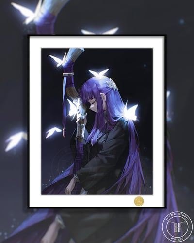 【週邊】H2工作室－葬送的芙莉蓮 夢幻費倫 裝飾畫1