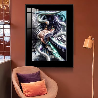 【週邊】橘子工作室－鬼滅之刃 蛇之呼吸 蛇柱 裝飾畫3