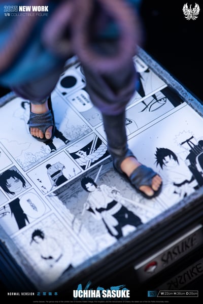 【火影忍者】涅槃工作室-佐助的一生系列 第一款 白衣佐助5