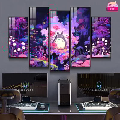 【週邊】阿喵畫社－宮崎駿 花海 龍貓 異形套組2