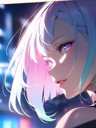 【週邊】星空工作室－電馭叛客：邊緣行者 回眸露西 裝飾畫3