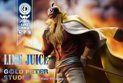 【海賊王】GP Studio GOLD PETER STUDIO-四皇紅髮海賊團 第四款 萊姆瓊斯5