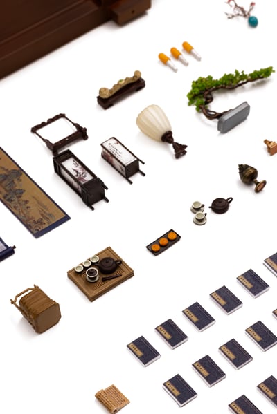 【原創授權】微觀臻慕-中式古風小景 知古小齋（海外現貨）4