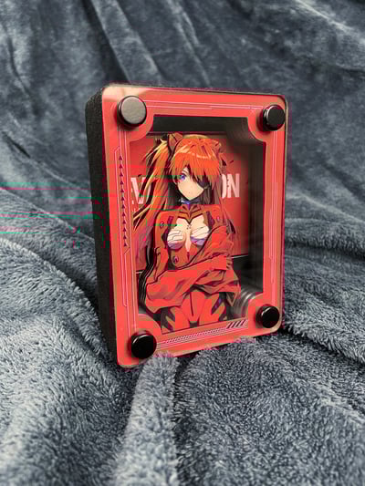 【週邊】萌萌匠-EVA新世紀福音戰士明日香立體卡磚擺台裝飾畫6