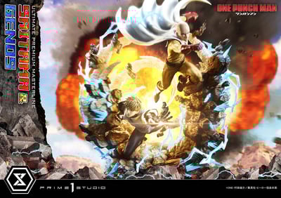 【正版授權】Prime 1 Statue－一拳超人 埼玉＆傑諾斯4