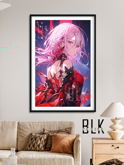 【週邊】巴洛克－罪惡王冠 楪祈 裝飾畫&冰箱貼4