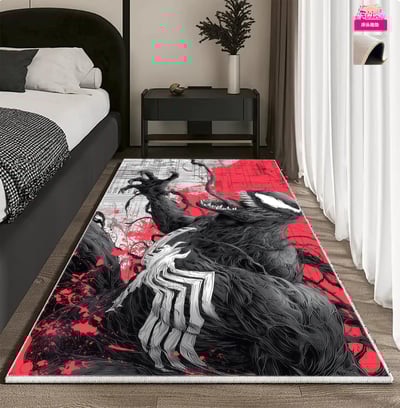 【週邊】阿喵畫社－紅底共生 毒液 裝飾畫3