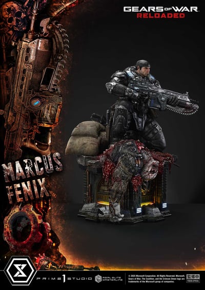 【正版授權】Prime 1 Statue－戰爭機器：重裝上陣 馬庫斯・菲尼克斯7