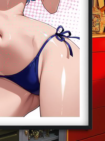 【週邊】巴洛克－海賊王 泳裝薇薇 裝飾畫 & 冰箱貼5