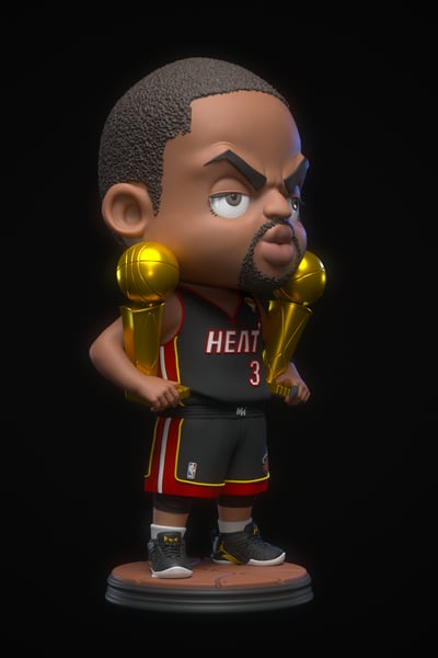 【運動明星】M3工作室-NBA 熱火 韋德6