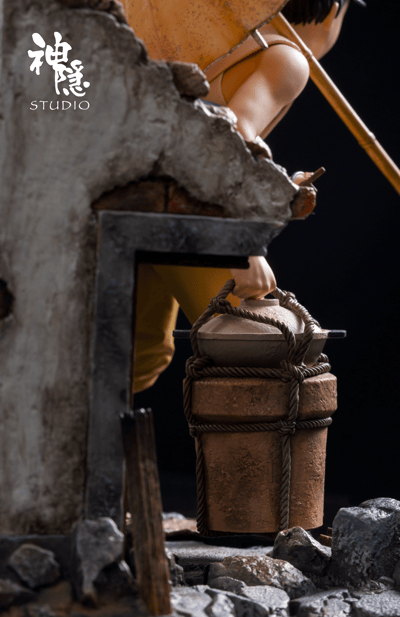 【宮崎駿】神隱工作室－剪影瞬間系列 螢火蟲之墓 殘傘下的微光5