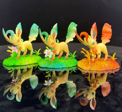 【寶可夢】芭樂工作室－草原場景 第一彈 葉伊布2