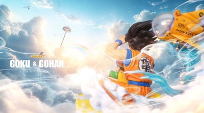 【七龍珠】引擎STUDIO-收藏級七龍珠雕像 父子の冒險6