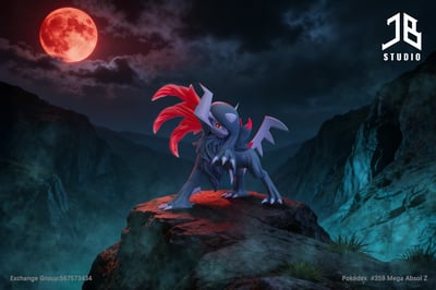 【寶可夢】精寶工作室 JB Studio－圖鑑系列 Mega 阿勃梭魯 Z1