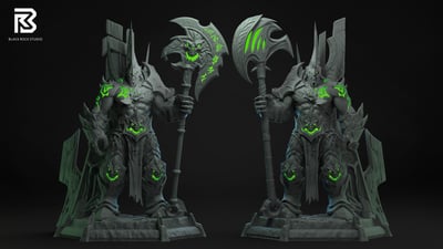 【魔獸世界】BRS 黑石工作室-五人小隊系列 第三彈 T6凶星 被遺忘者亡靈術士 門神扎昆7