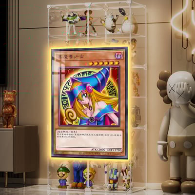 【週邊】阿喵畫社-黑魔導女孩燈帶畫6