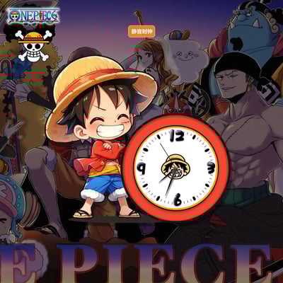 【週邊】阿喵畫社-橫款魯夫鐘錶1