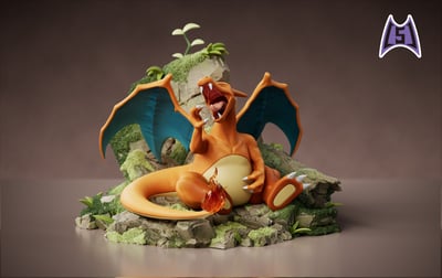 【寶可夢】151 Studio-生態睡覺噴火龍1