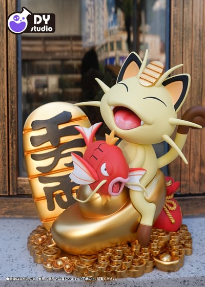 【寶可夢】DY Studio－年年有魚發財系列 喵喵吃魚2