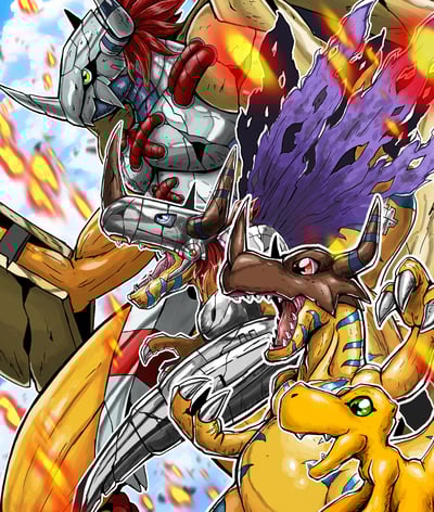 【週邊】H2工作室－數碼寶貝 數碼暴龍 裝飾畫3