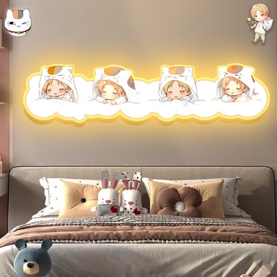 【週邊】阿喵畫社-夏目友人帳橫款燈帶畫5