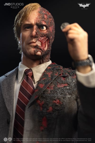 【正版授權】JND STUDIOS-蝙蝠俠黑闇騎士 雙面人 哈維丹特7