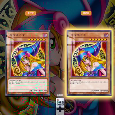 【週邊】阿喵畫社-黑魔導女孩燈帶畫1