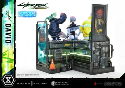 【正版授權】Prime 1 Studio-賽博龐克：邊緣行者 雕像 Real Elite Masterline系列 大衛23