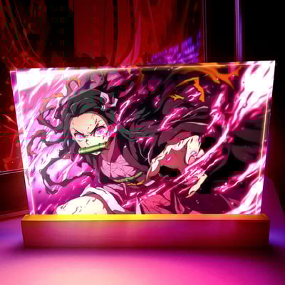 【週邊】阿喵畫社－鬼滅之刃 發光卡磚展示架2