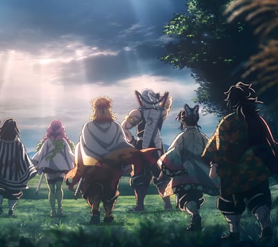 【週邊】H2工作室－鬼滅之刃 背影九柱 裝飾畫4