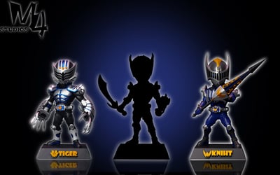 【假面騎士】M4工作室-龍騎精品系列 第二彈 假面騎士夜騎Knight4