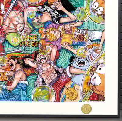 【週邊】H2工作室－海賊王 午睡草帽團 裝飾畫4