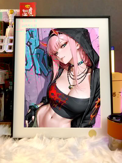 【週邊】星空工作室－DARLING in the FRANXX 潮流零二 裝飾畫3