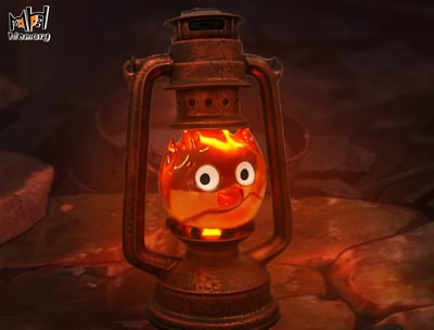 【宮崎駿】Memory Studio-檯燈卡西法1