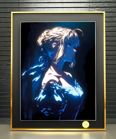 【週邊】H2工作室-淑女saber 阿爾托莉雅Fate亞瑟王裝飾畫4