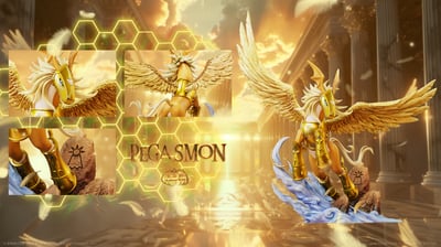 【數碼寶貝】南瓜粥工作室－飛翔的希望 天馬獸1