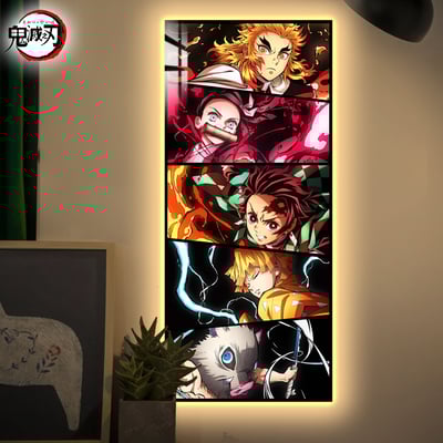 【週邊】阿喵畫社－鬼滅之刃 燈帶畫4