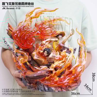 【海賊王】JacksDo-POPMAX 路飛艾斯兄弟羈絆地台（不含人物）7