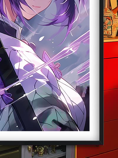 【週邊】巴洛克－鬼滅之刃 蝴蝶忍 裝飾畫 & 冰箱貼3