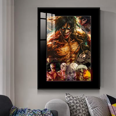 【週邊】橘子工作室－進擊的巨人 切片巨人海報 裝飾畫2