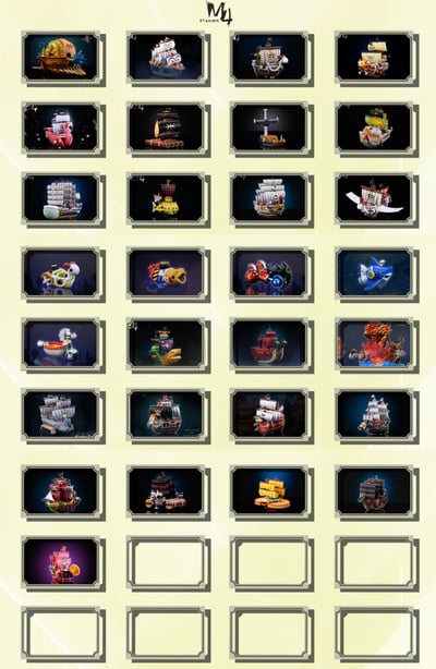 【海賊王】M4工作室-全員船系列 第二十九彈 啊普海賊船 STAY TUNE 號4