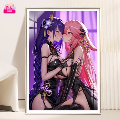 【週邊】阿喵畫社-原神 羞羞 雷電神子4