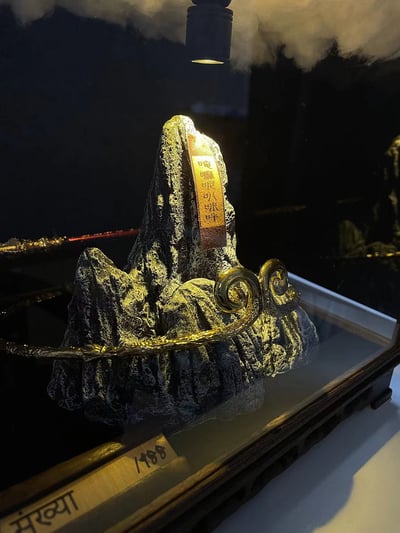 【週邊】千鳥社-黑神話悟空緊箍咒金箍棒孫悟空西遊記五行山擺件6