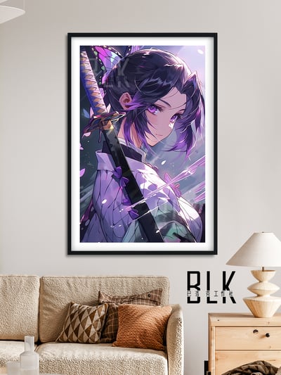 【週邊】巴洛克－鬼滅之刃 蝴蝶忍 裝飾畫 & 冰箱貼4